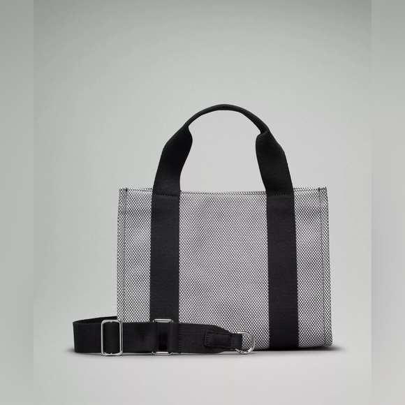 Two tone canvas mini tote bag 4.5L - Picture 3 of 10